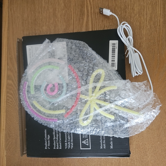 Colorful Neon Light Sign - Picture 3 of 5